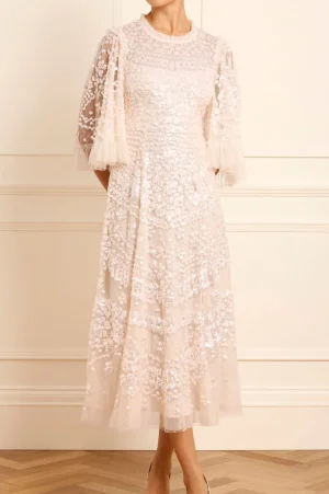 Bridal | Evening Dresses^Needle & Thread Anais Sequin Ballerina Dress Champagne