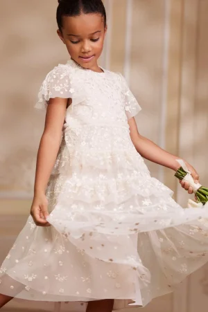 Flower Girl | Flower Girl^Needle & Thread Angelica Lace Kids Dress Champagne