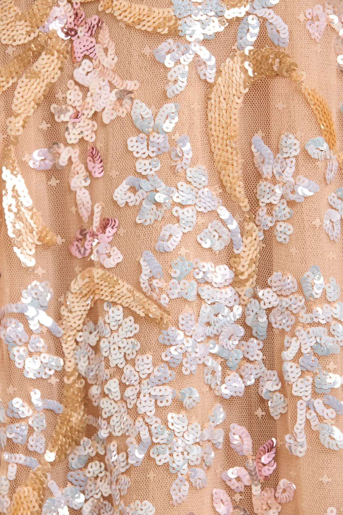 Evening Dresses | Responsibly Sourced^Needle & Thread Dancing Ribbon Ankle Gown Gold