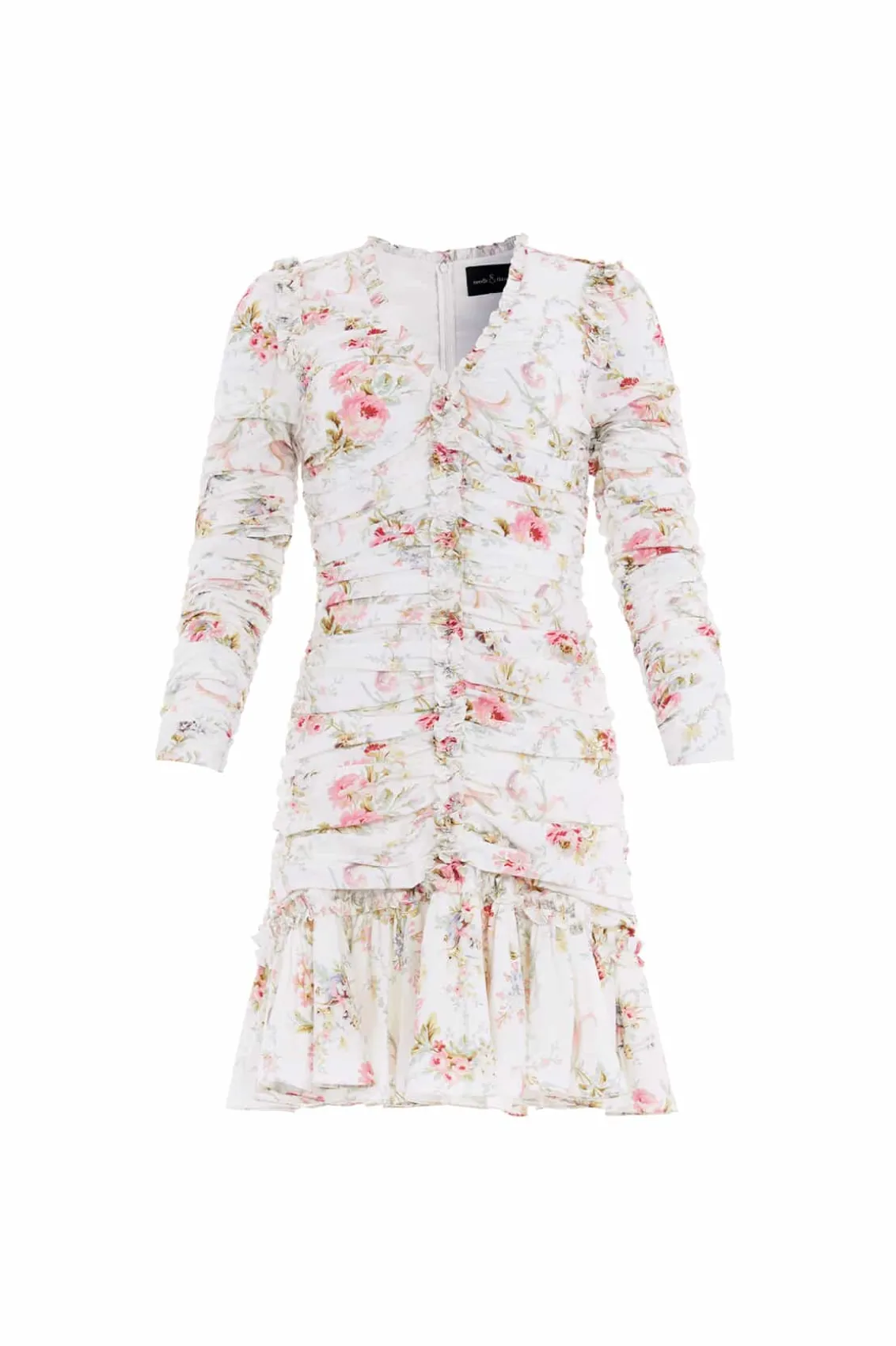 Mini Dresses^Needle & Thread Enchanted Garden Ellen Crepe Micro Mini Dress Multi