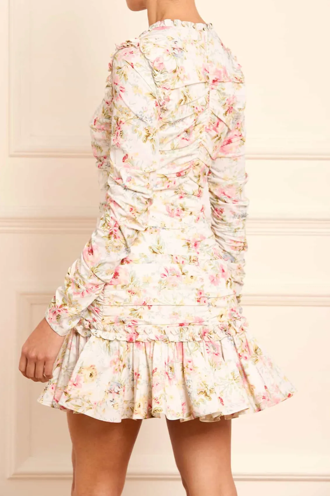 Mini Dresses^Needle & Thread Enchanted Garden Ellen Crepe Micro Mini Dress Multi