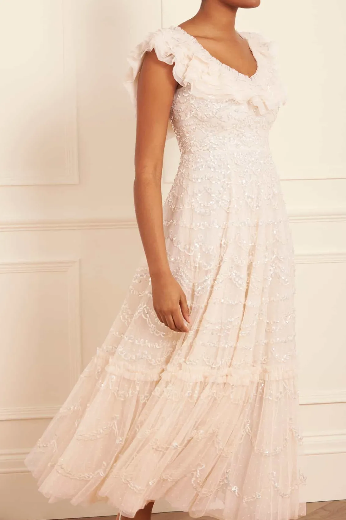Bridal | Evening Dresses^Needle & Thread Everthine Ankle Gown Champagne