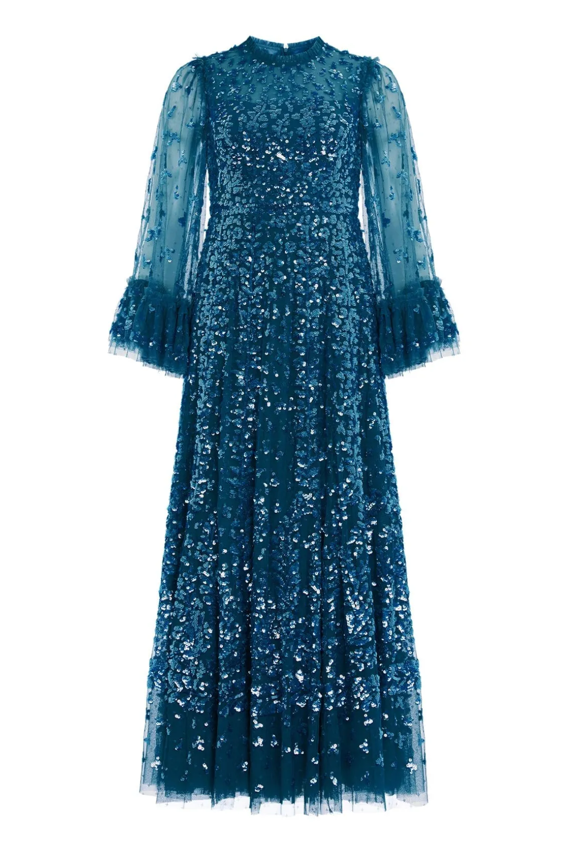 Evening Dresses | Embellished Dresses^Needle & Thread Fern Ankle Gown Blue