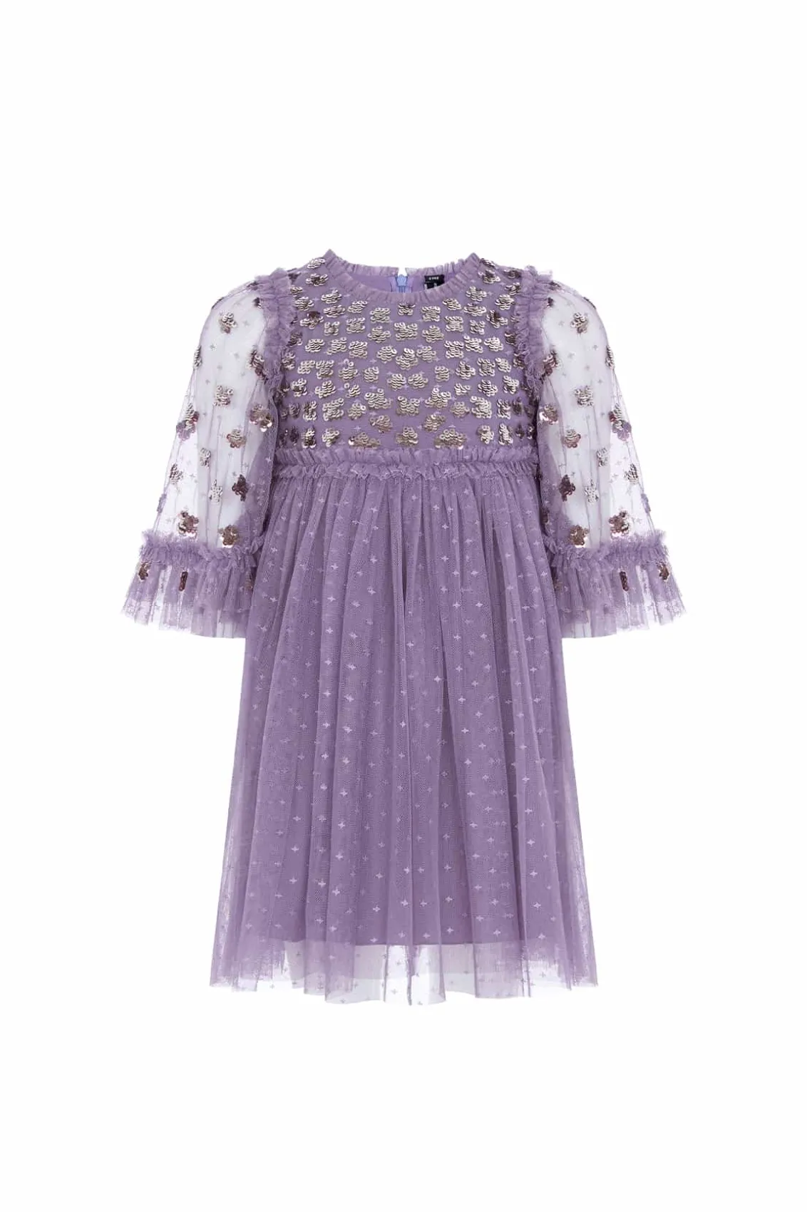 Mummy & Me | Kids Embellished Dresses^Needle & Thread Glisten Bodice Kids Dress Purple