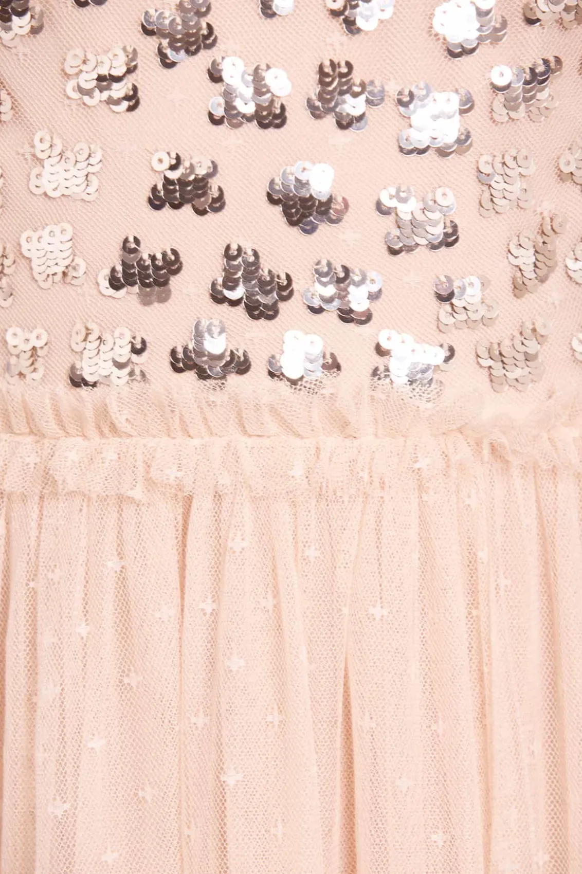 Bridesmaid | Evening Dresses^Needle & Thread Glisten Bodice One-Shoulder Ankle Gown Beige