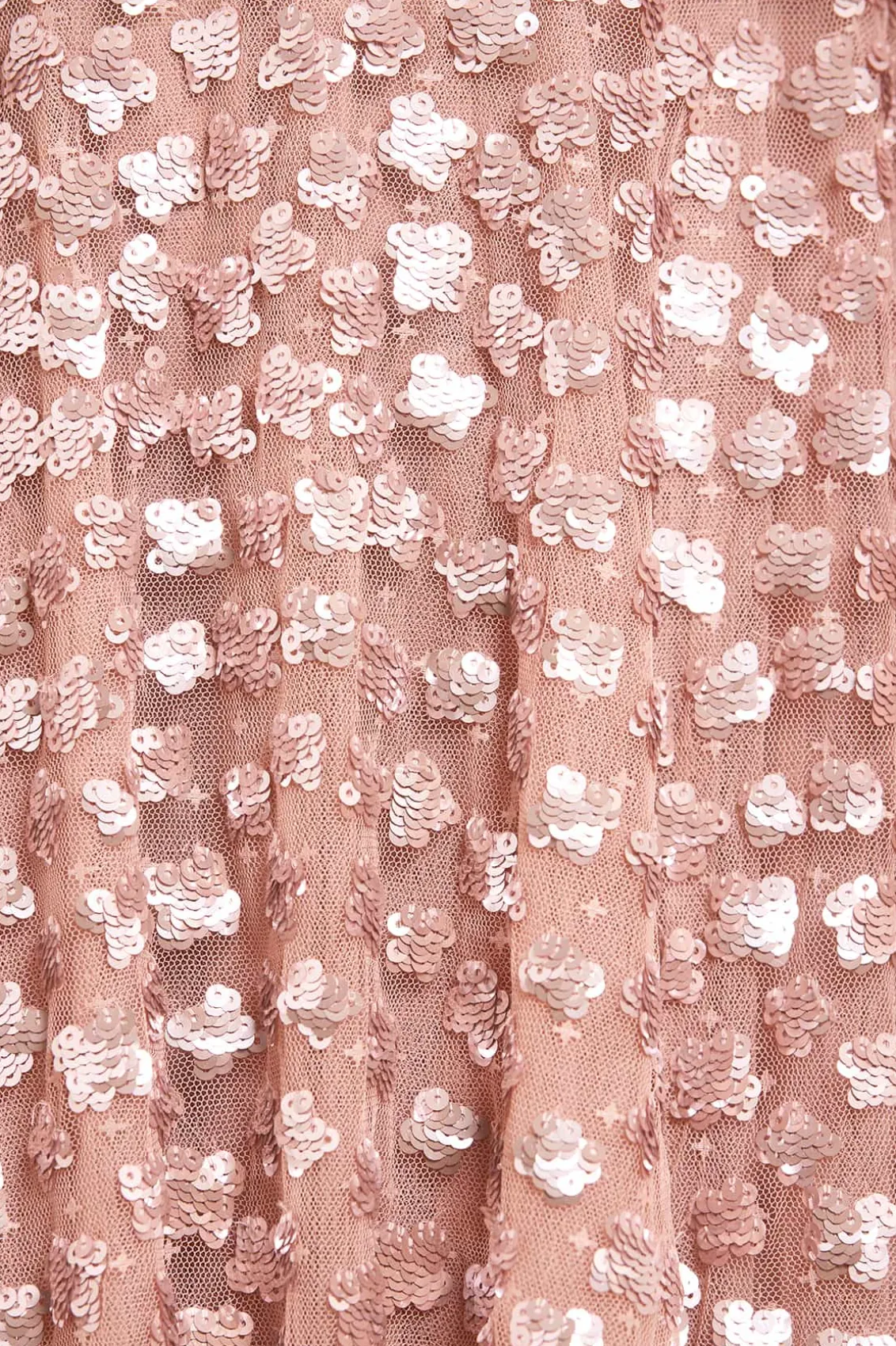 Evening Dresses | Embellished Dresses^Needle & Thread Glisten Long Sleeve Ankle Gown Pink