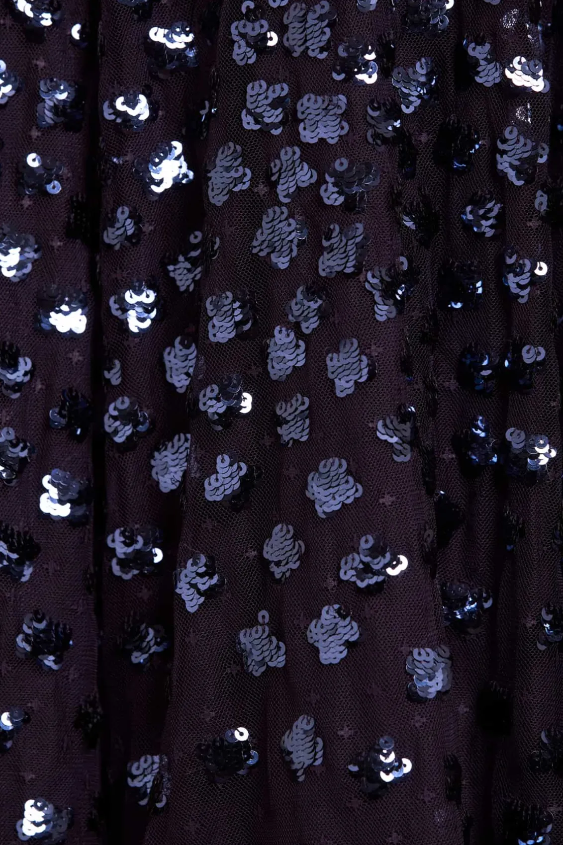 Embellished Dresses | Responsibly Sourced^Needle & Thread Glisten Long Sleeve Ankle Gown Blue