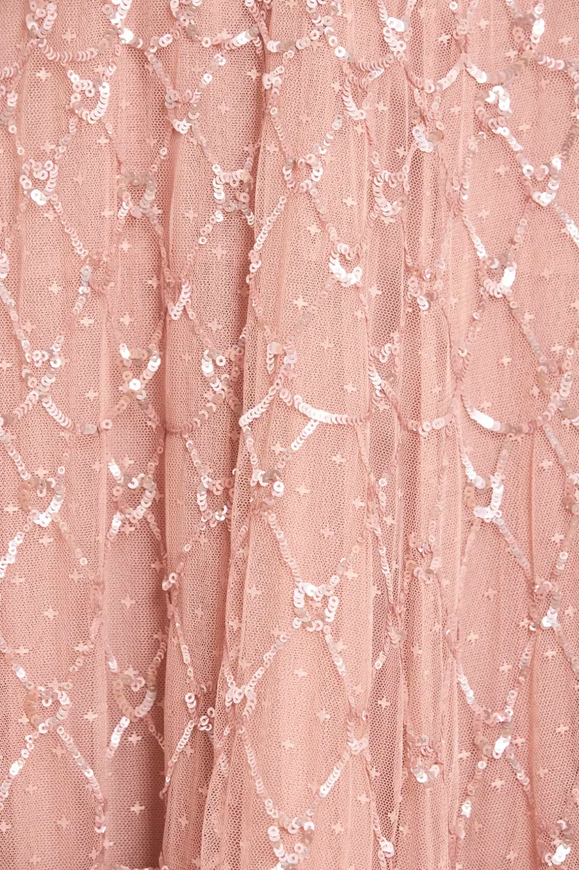 Evening Dresses | Embellished Dresses^Needle & Thread Heart Lattice Ankle Gown Pink