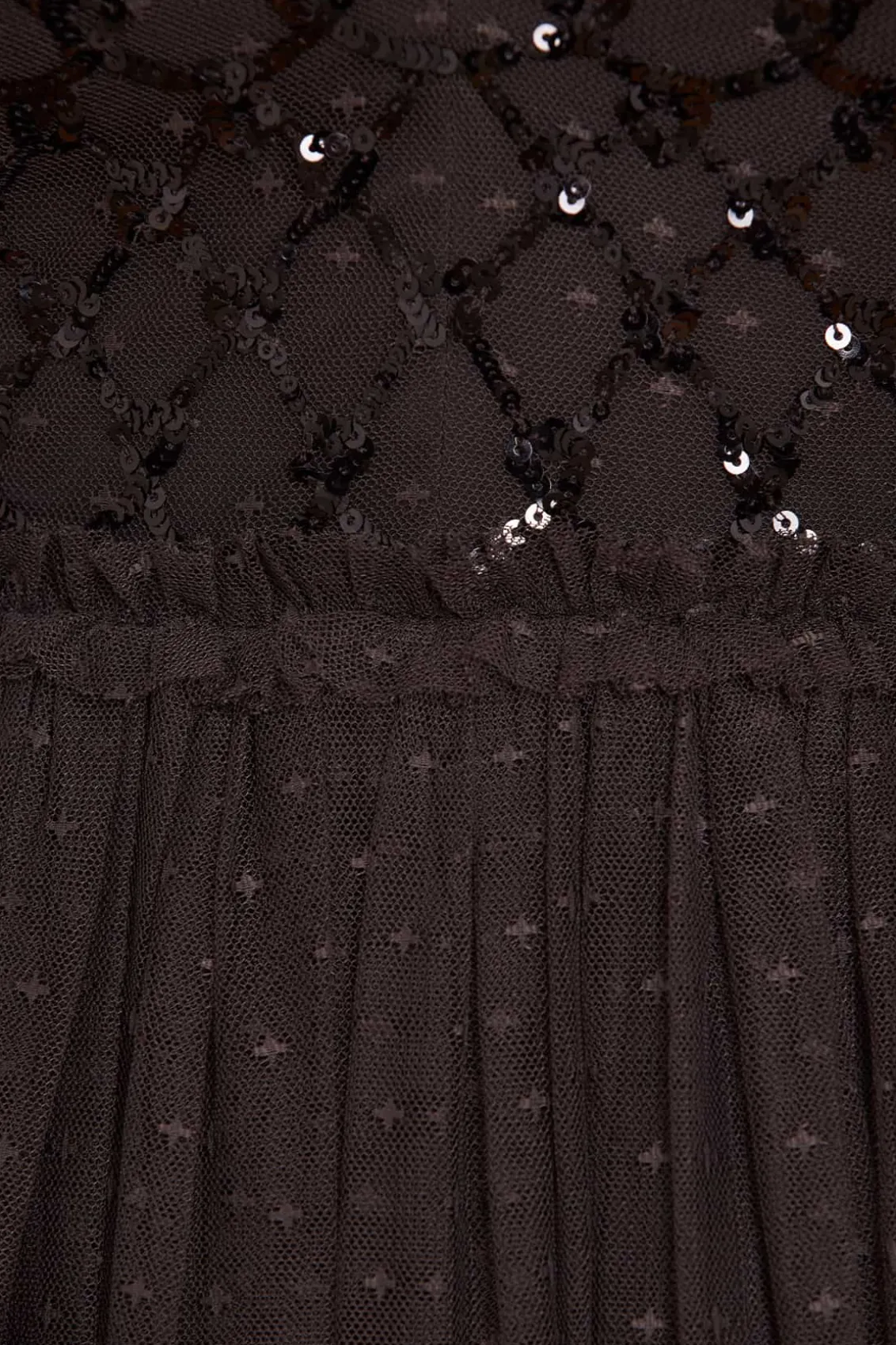 Evening Dresses | Embellished Dresses^Needle & Thread Heart Lattice Bodice Cami Ankle Gown Black