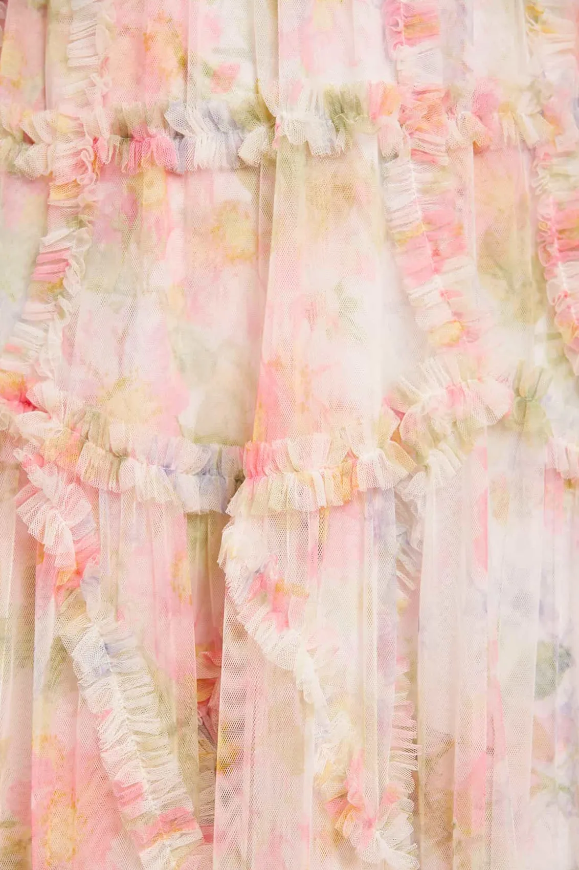 Mini Dresses^Needle & Thread Immortal Rose Maeve Long Sleeve Mini Dress Multi