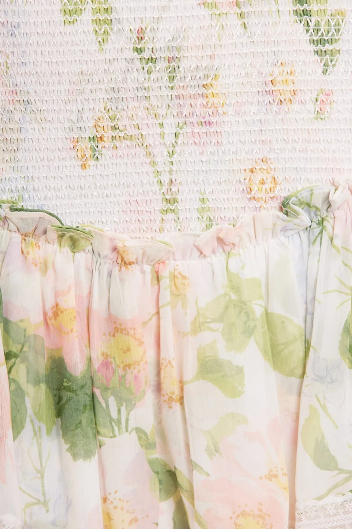 Mini Dresses^Needle & Thread Immortal Rose Poppy Smocked Micro Mini Dress Multi