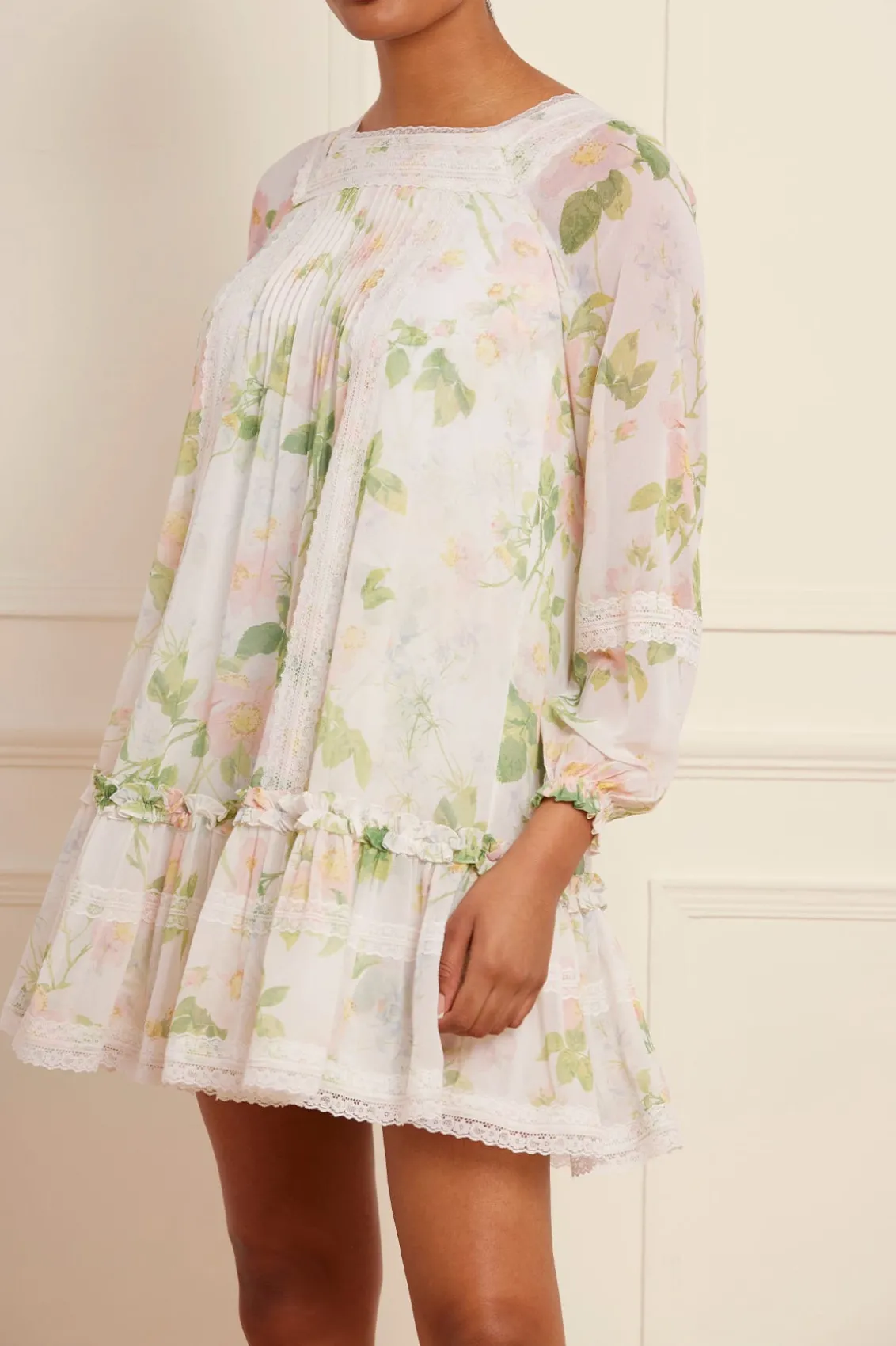 Mini Dresses^Needle & Thread Immortal Rose Viola Georgette Micro Mini Dress Multi