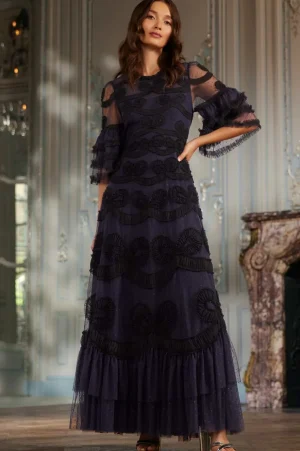 Evening Dresses | Responsibly Sourced^Needle & Thread Ingrid Gown Blue