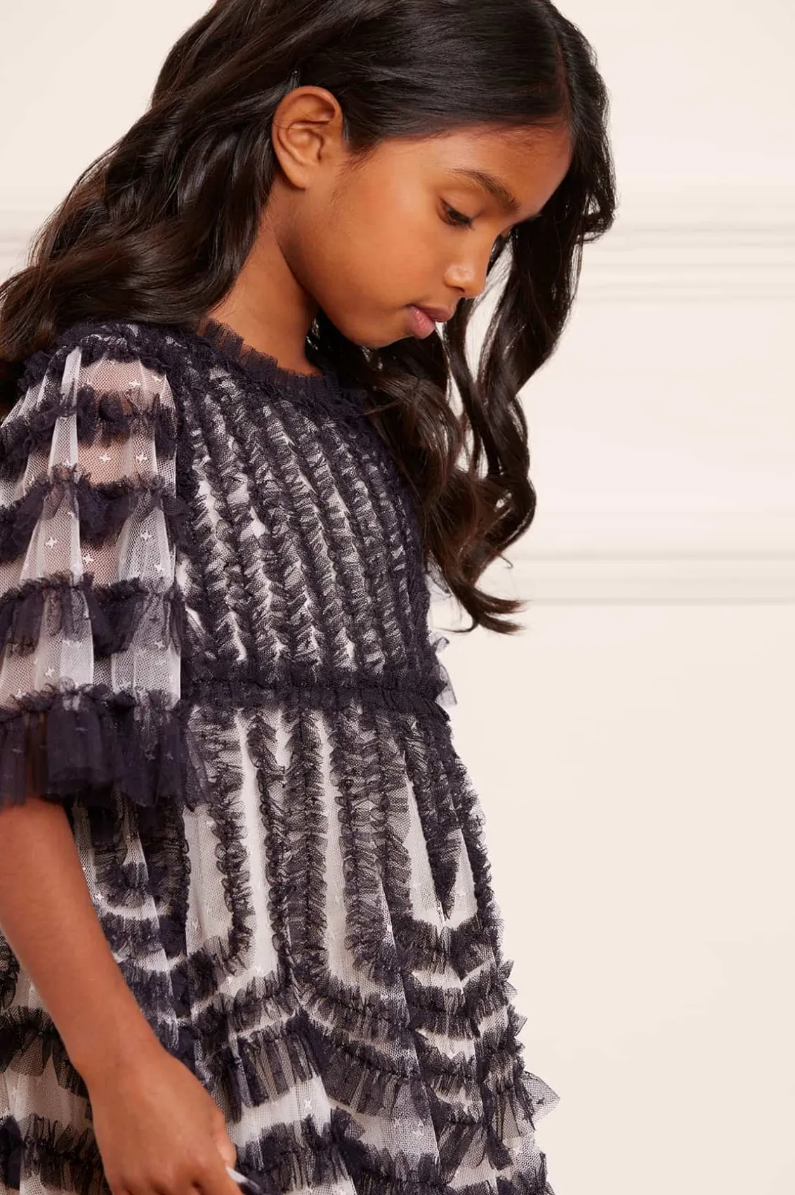 Mummy & Me | Kids Responsibly Sourced^Needle & Thread La Vie En Rose Kids Dress Black