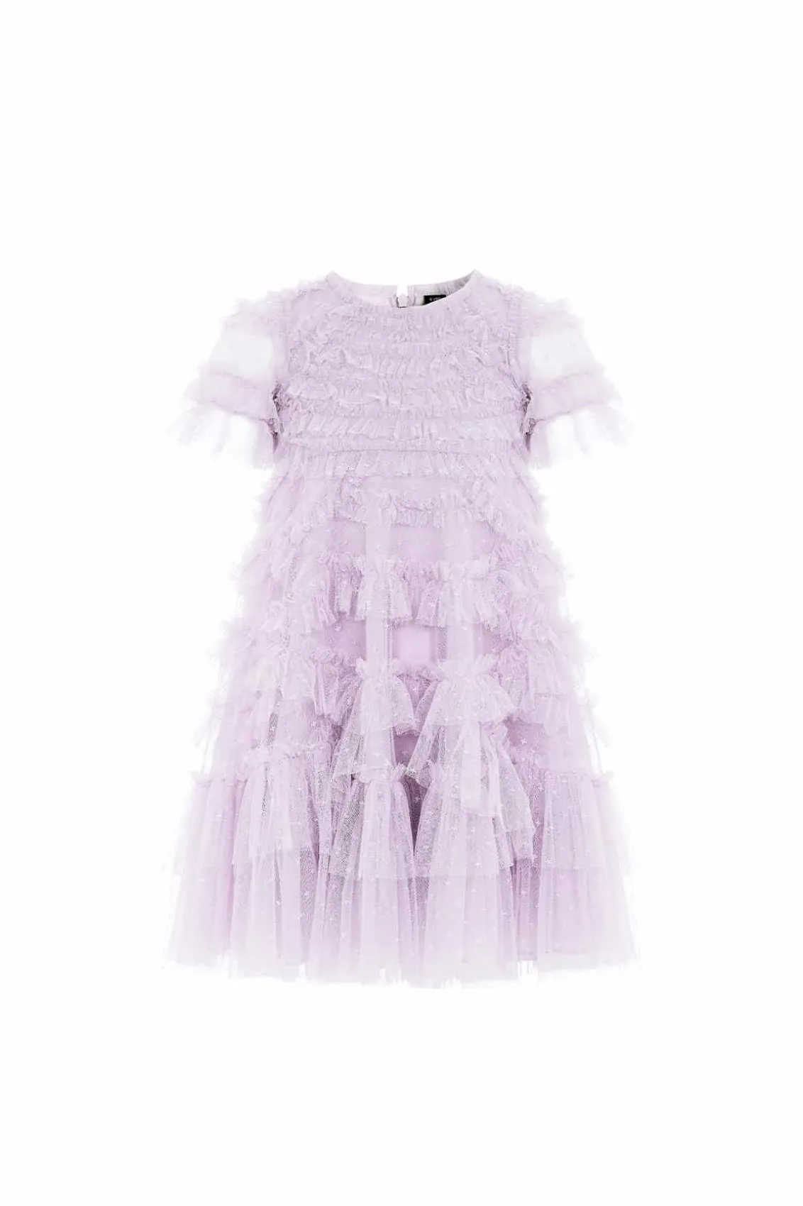Kids Responsibly Sourced^Needle & Thread Marilla Ruffle Kids Dress Purple