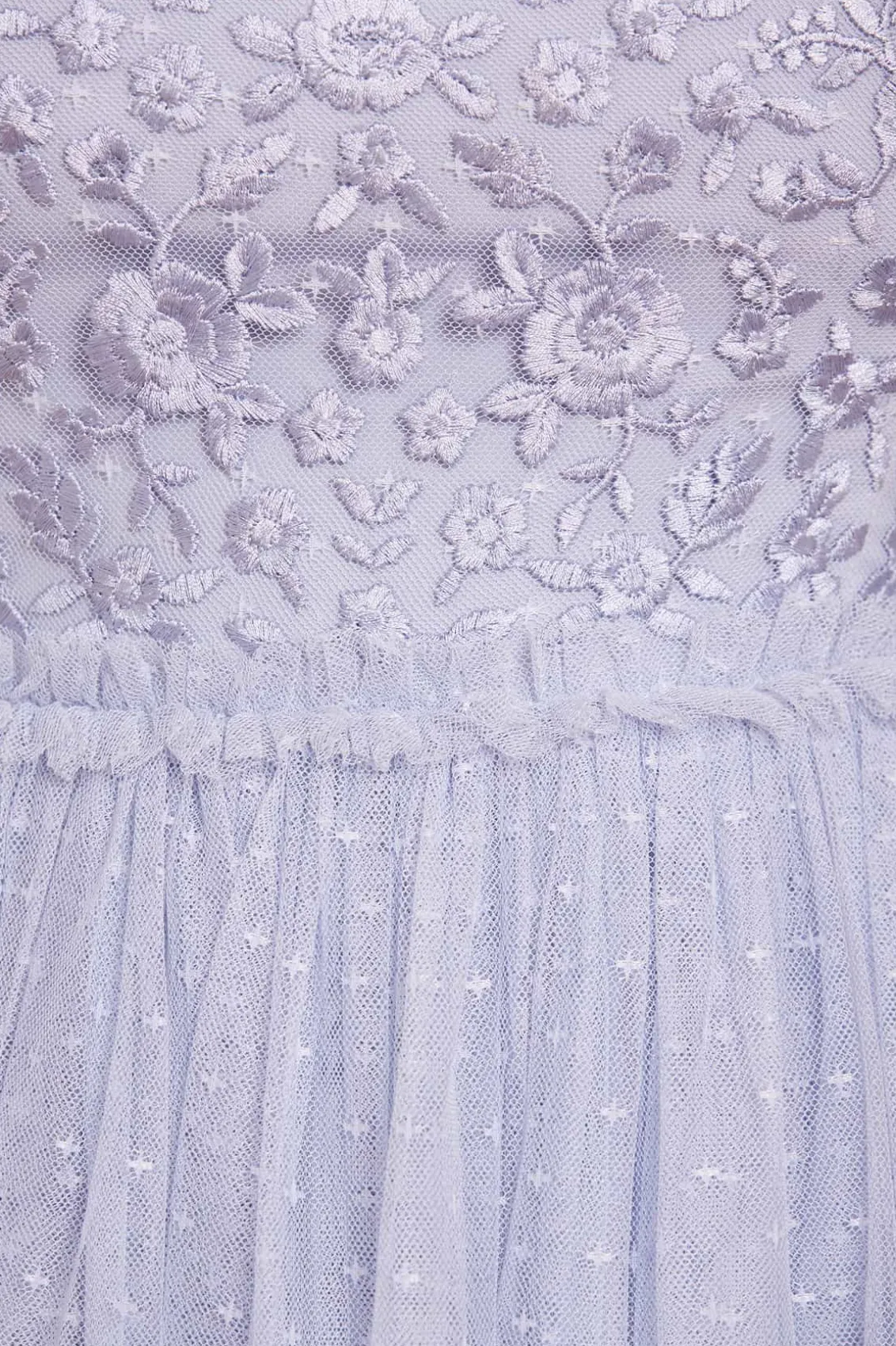 Bridesmaid | Evening Dresses^Needle & Thread Midsummer Lace Bodice Off-Shoulder Ankle Gown Blue