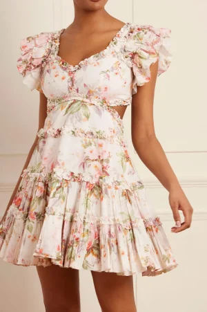 Wedding Guest | Mini Dresses^Needle & Thread Paradise Garden Cotton Backless Micro Mini Dress Multi