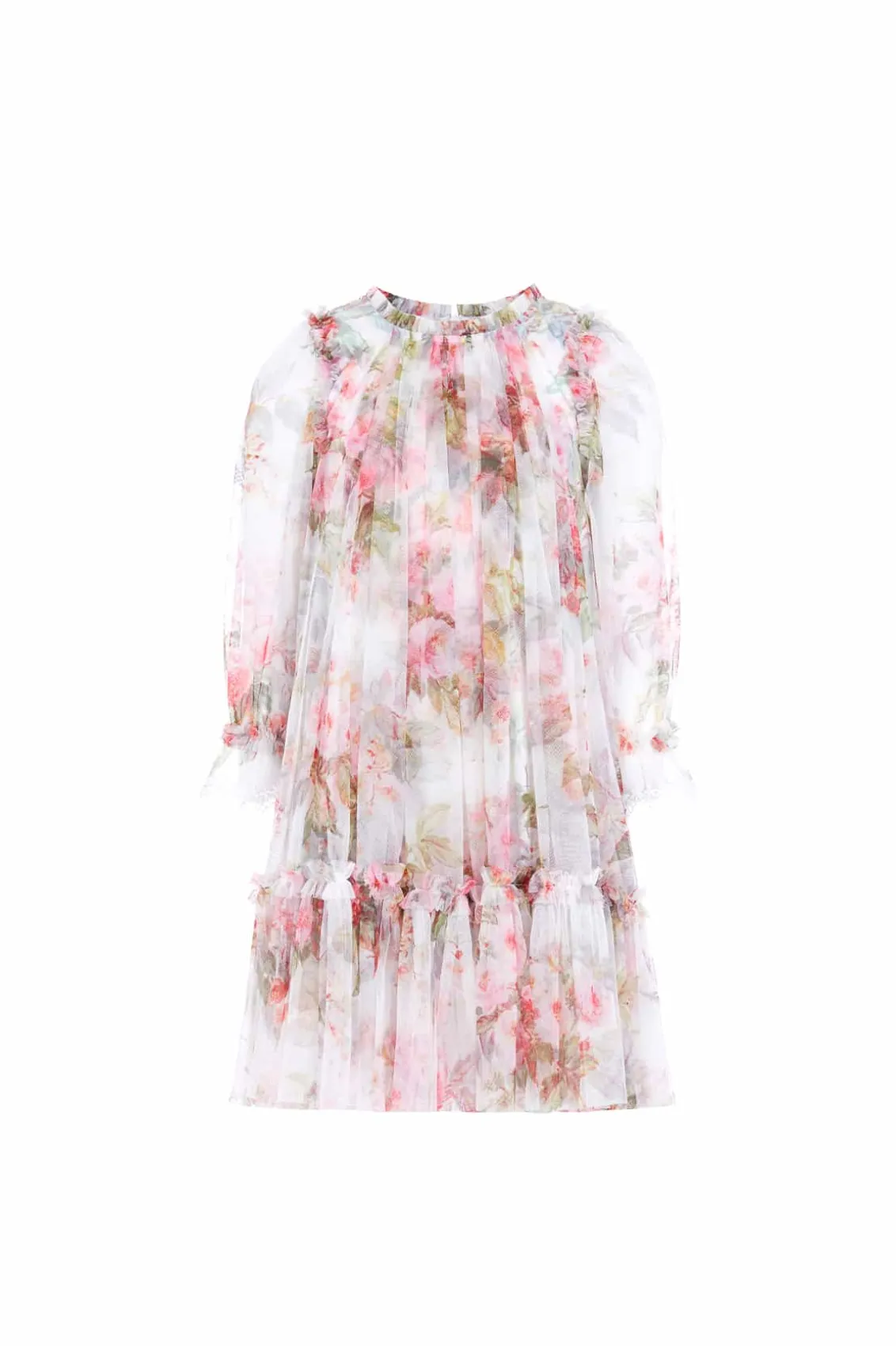 Kids Printed Dresses | Kids Responsibly Sourced^Needle & Thread Paradise Garden Long Sleeve Kids Dress Multi