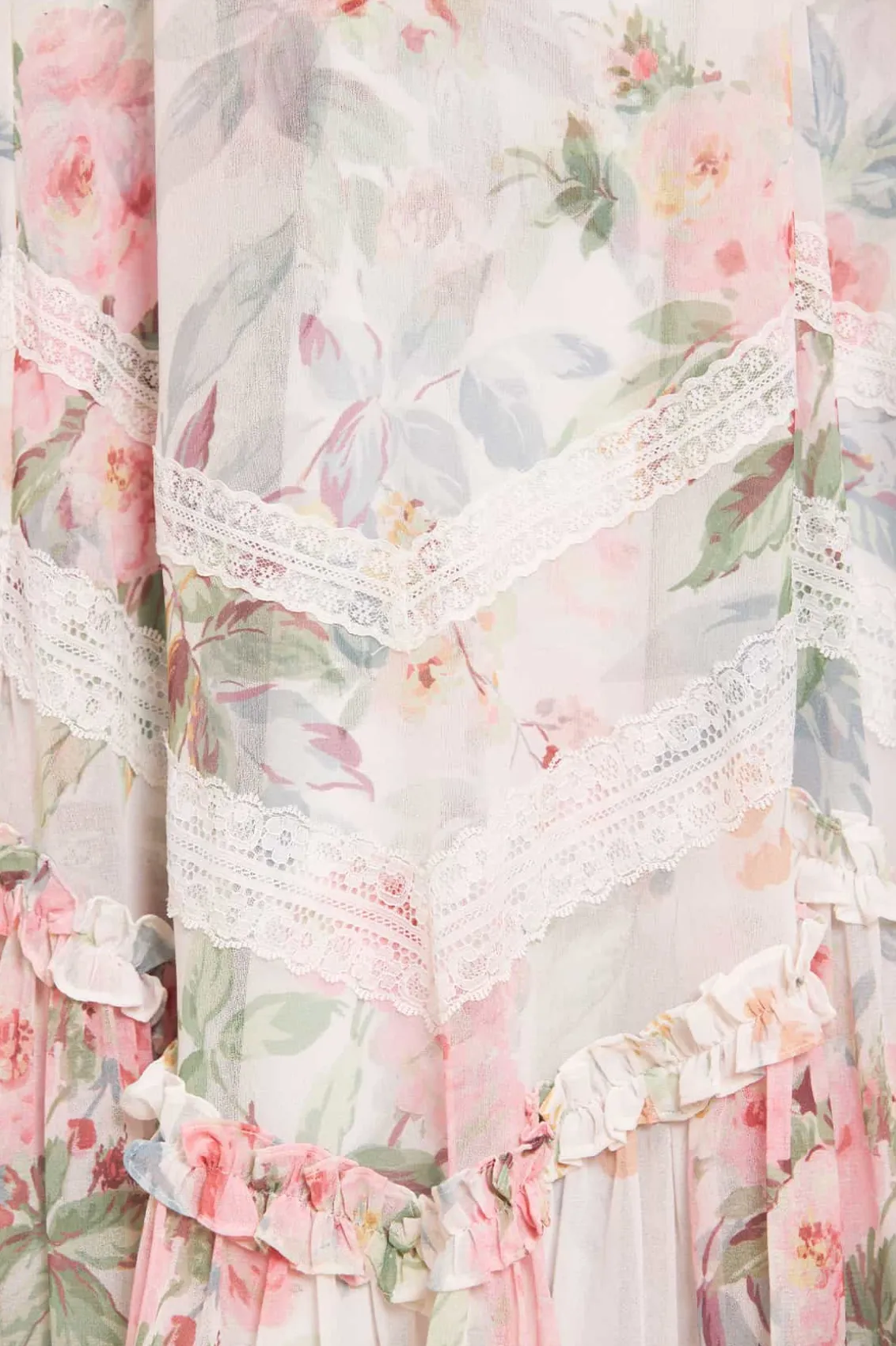 Wedding Guest | Day Dresses^Needle & Thread Paradise Garden Sonata Georgette Ballerina Dress Multi