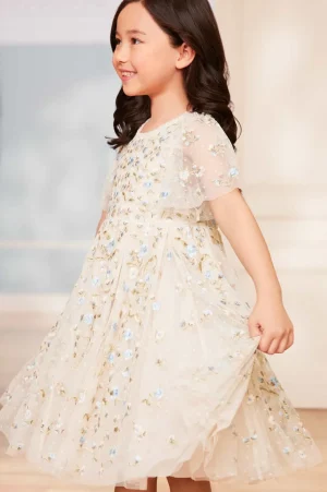 Mummy & Me | Flower Girl^Needle & Thread Posy Pirouette Kids Prom Dress Champagne