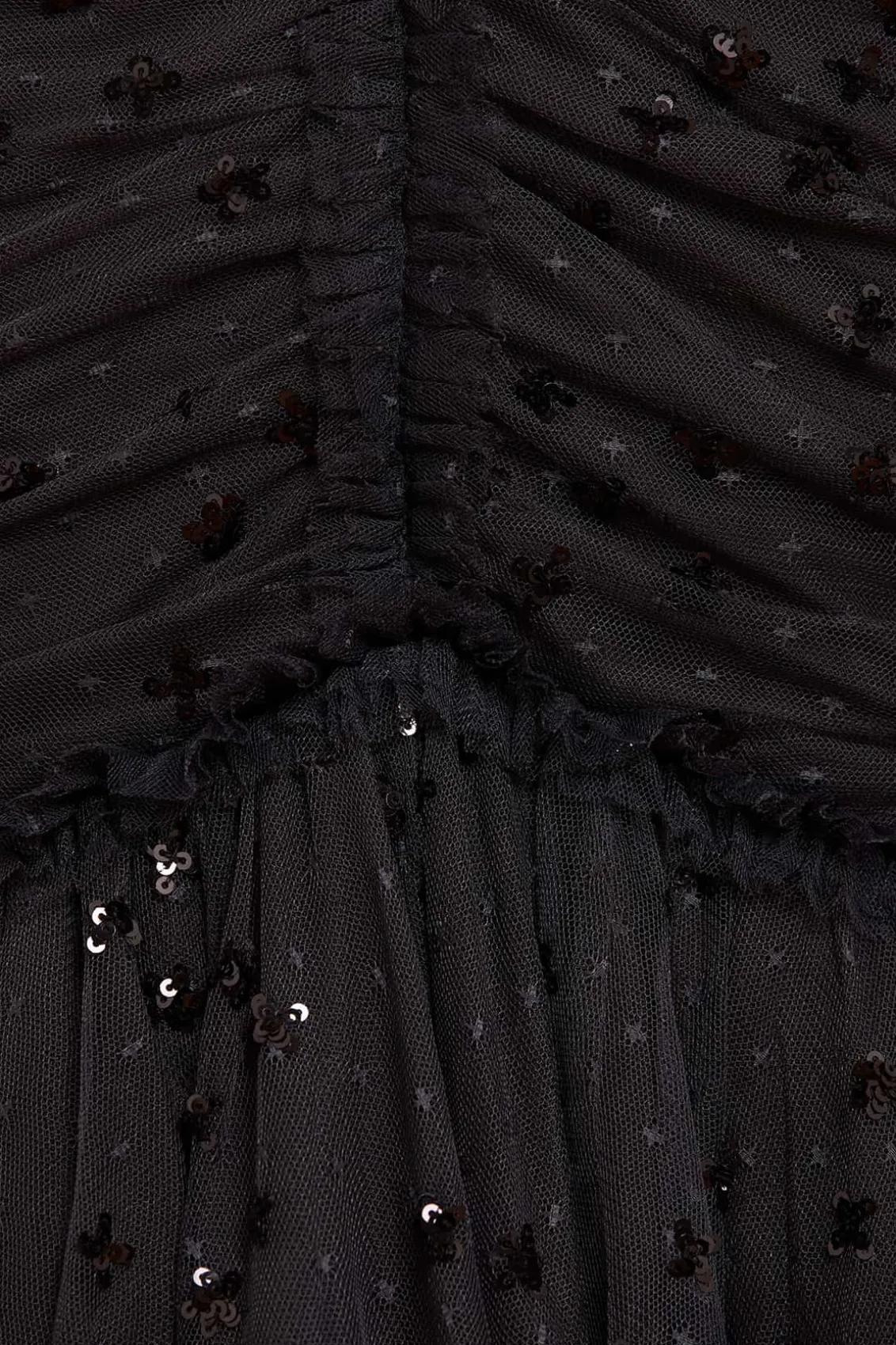 Evening Dresses | Embellished Dresses^Needle & Thread Scatter Sequin Long Sleeve Ankle Gown Black