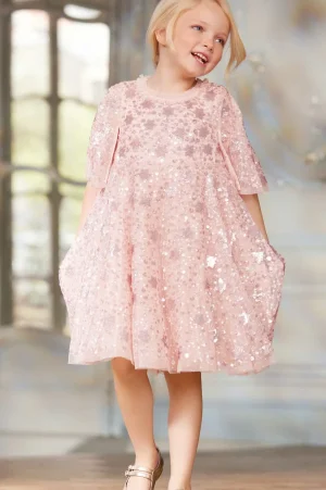 Mummy & Me | Kids Embellished Dresses^Needle & Thread Shooting Stars Kids Dress Pink