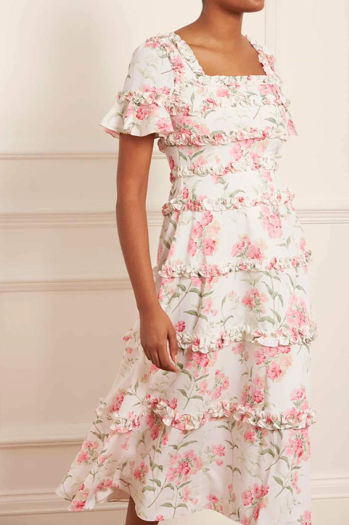 Mummy & Me | Day Dresses^Needle & Thread Summer Posy Maya Crepe Ballerina Dress Multi