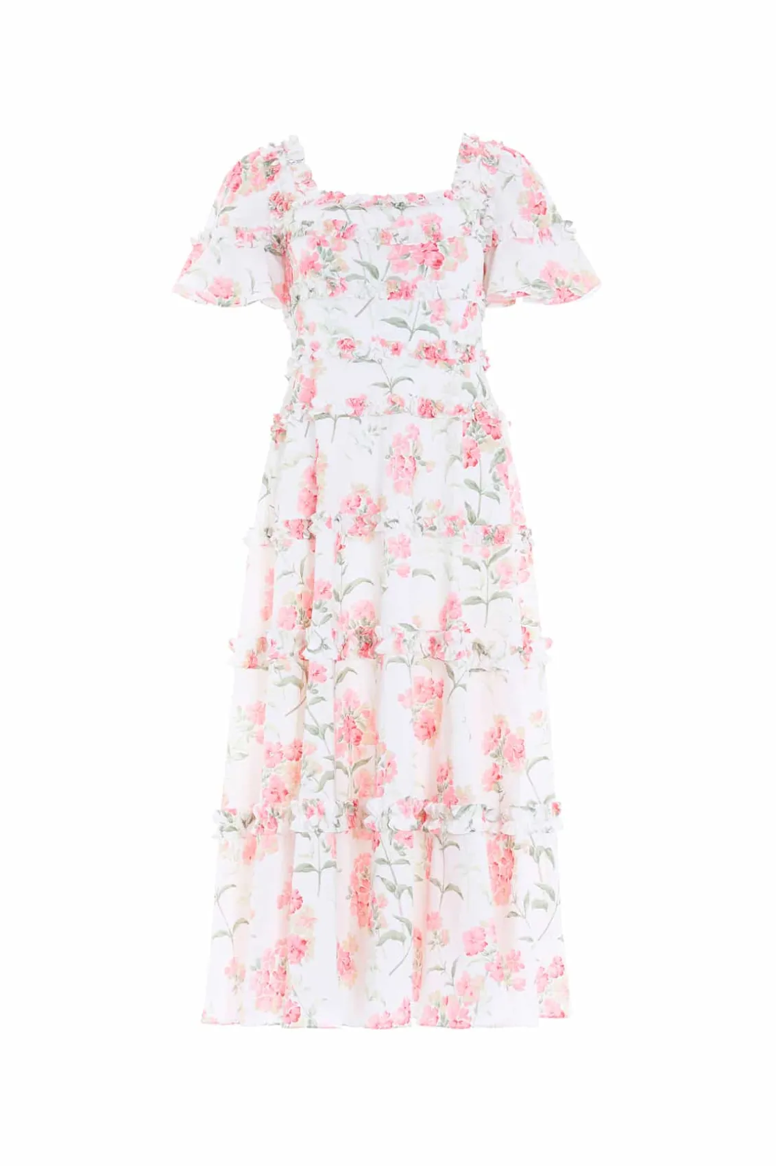 Mummy & Me | Day Dresses^Needle & Thread Summer Posy Maya Crepe Ballerina Dress Multi