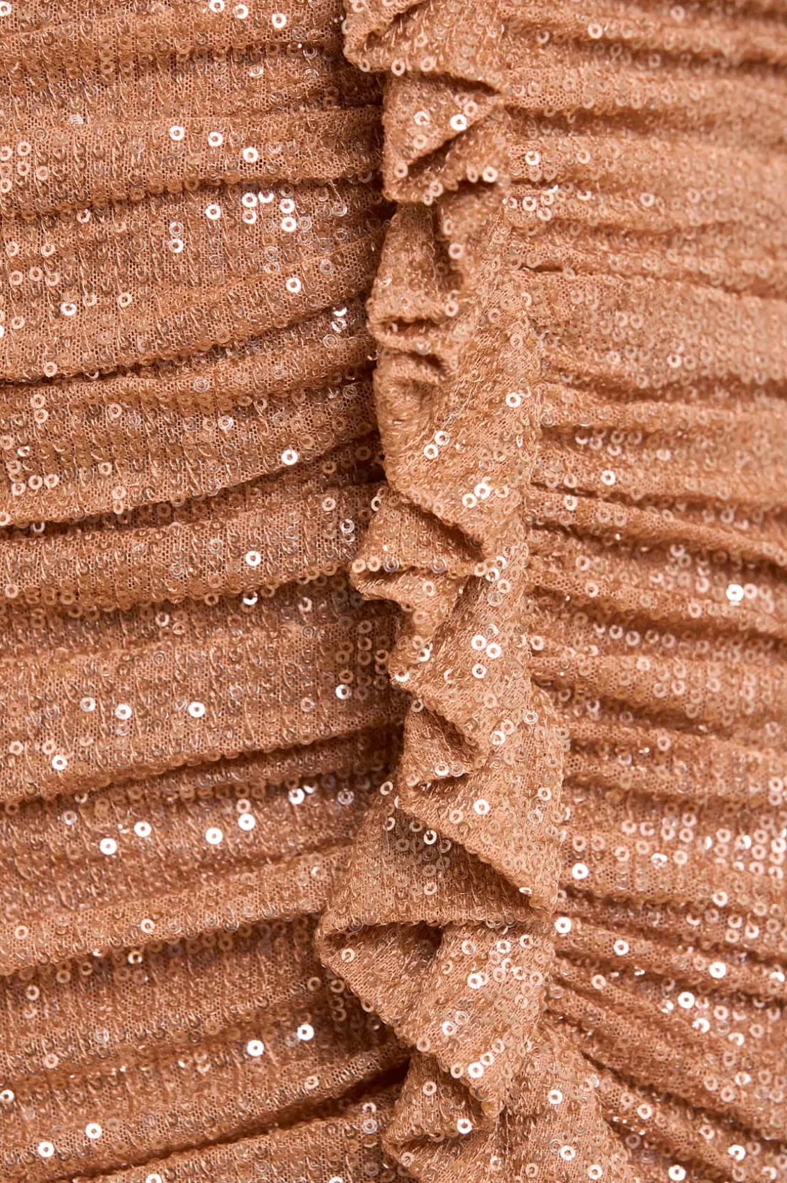 Mini Dresses^Needle & Thread Sunbeam Rouched Long Sleeve Micro Mini Dress Beige