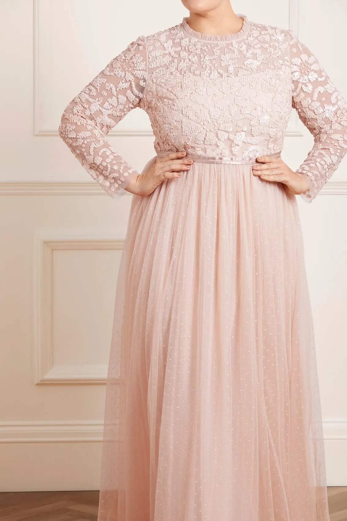 Bridesmaid | Embellished Dresses^Needle & Thread Tempest Bodice Gown Pink