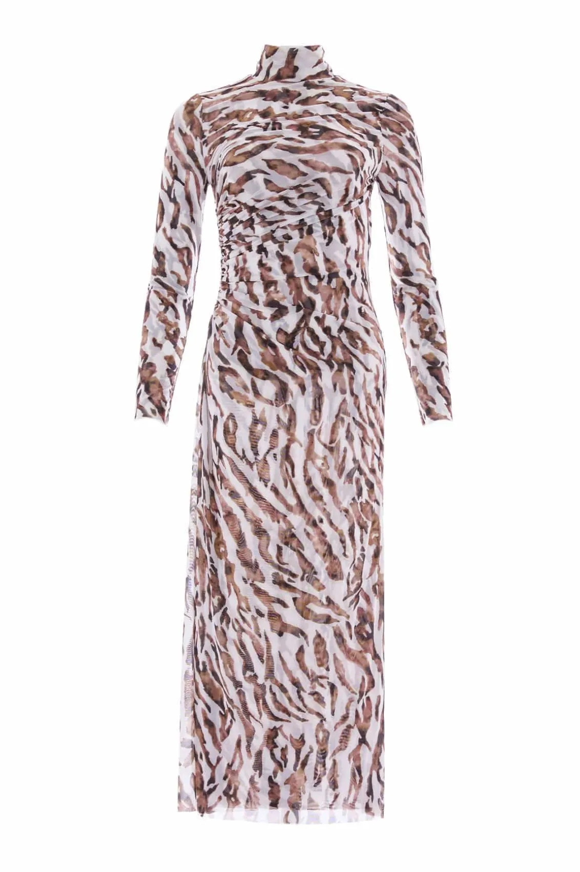 Printed Dresses | Exclusives^Needle & Thread Zebra Turtleneck Ankle Gown Multi